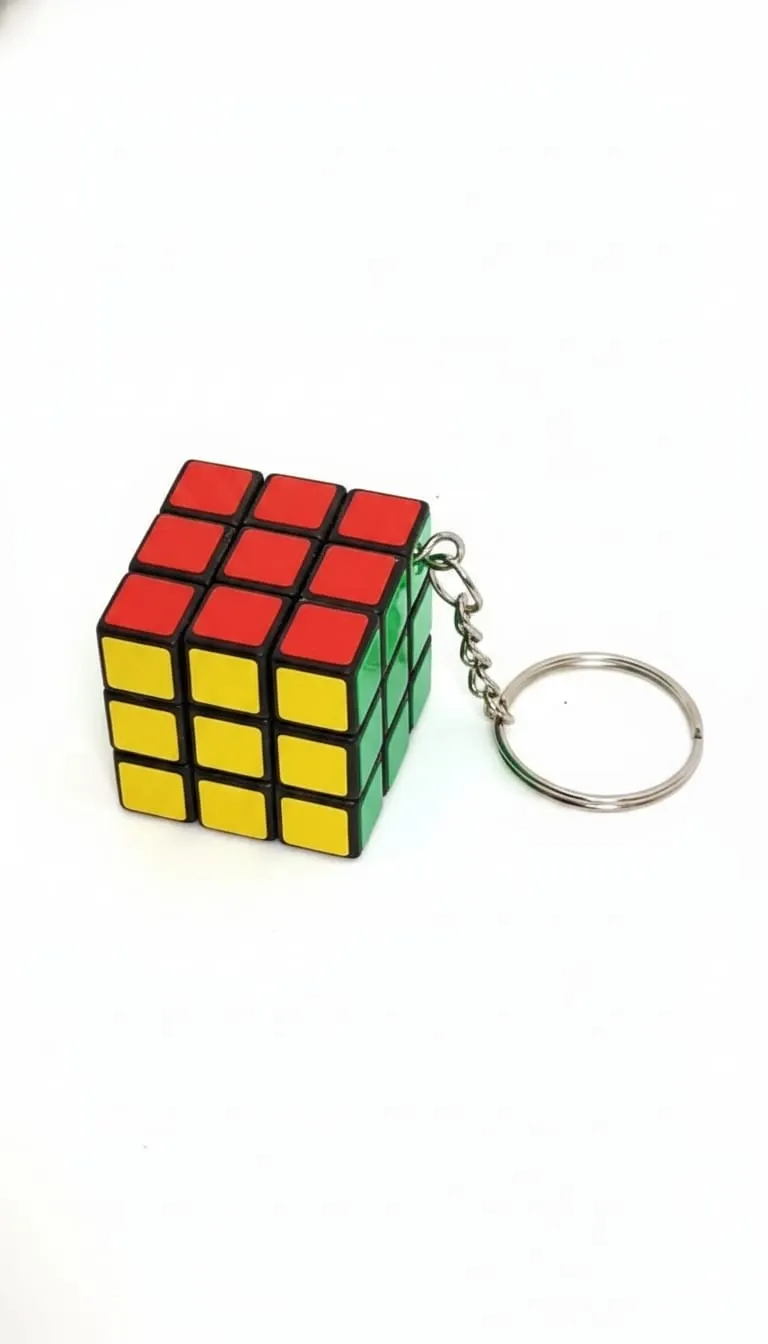 Cube keychain